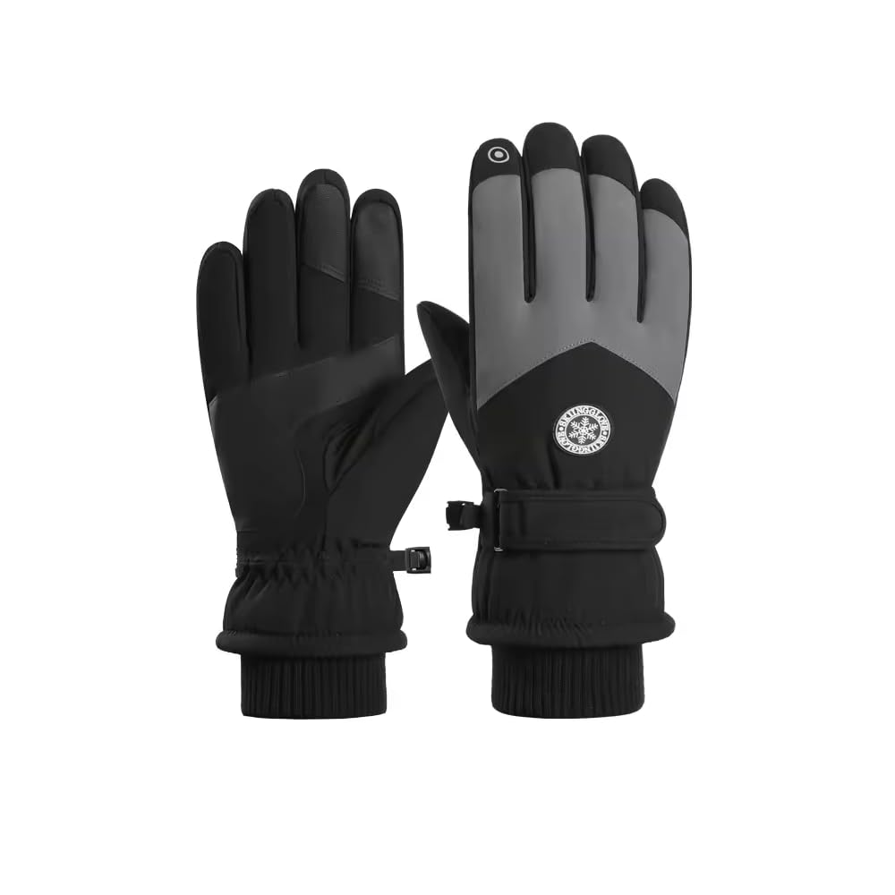 SEMITO Winter Gloves for Men Women Thermal Gloves Warm Splashproof Windproof Hand Gloves for Winter Touch Screen Finger An...