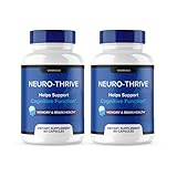 (2 Pack) Neuro Thrive Brain Supplement, Neuro Thrive for Memory, Neuro Thrive PQQ to Reduce Negative Effects of Brain Fog, Neuro Thrive Cognitive Function, NeuroThrive Reviews Neuro-Thrive (120 Cap)