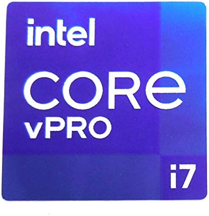 VATH Sticker Compatible with Intel Core i7 vPRO 18 x 18mm / 11/16" x 11/16" [1100] image 3
