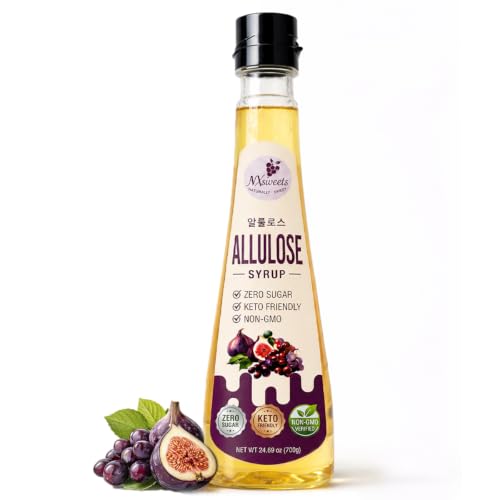 Allulose Syrup, Zero Sugar Zero Calorie Liquid Sweetener, 700g