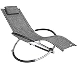 Casaria Relaxsessel Neapel ergonomisch klappbar grau Wohnzimmer Liegestuhl Sonnenliege Relaxliege