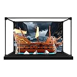 Acryl-Vitrine für Lego 21363 Sieben Schätze, Bauset, transparente, staubdichte Box, Sammelbox (Modell nicht im Lieferumfang enthalten) (Hintergrund)