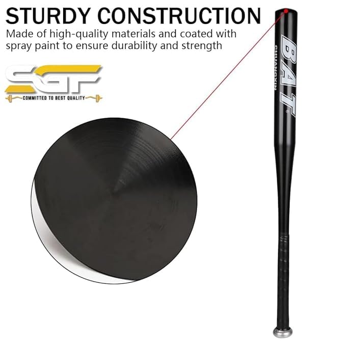 SGF Aluminium Base Ball Bat International Standards 30" Aluminium Baseball Bat Heavy Quality Non-Slip Aluminium Baseball Bat Metal Baseball Stick(Assorted Colour) (Multicolor, 30 INCH) 2