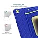 Gumdrop Hideaway Case with Kickstand for the Apple iPad 9.7 (6th and 5th Gen) Tablet for K-12 Students, Teachers and Kids - Royal Blue/Lime, Shock Absorbing, Rugged, Extreme Drop Protection