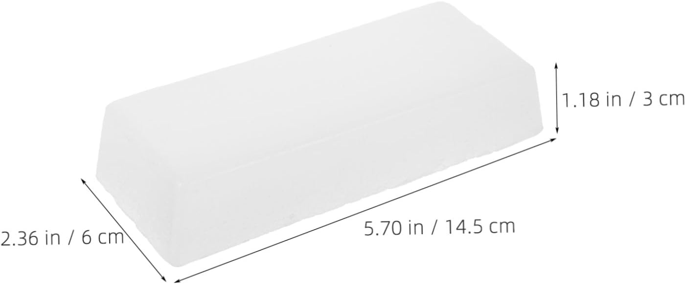 4pcs White Polishing Wax Block for Marble and Stone Surfaces, Solid Wax for Enhanced Cleanliness and Versatile Usage, for Household and Commercial Stone Care