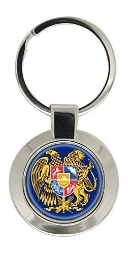 UK Giftshop Armenie Écusson Chrome Porte Clé