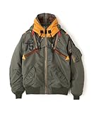 [Avirex] [アヴィレックス] MA-1 リモデル マーク2 MA-1 REMODEL MARK2 フライトジャケット アウター メンズ 6182195 783-4952053 L 073 SAGE