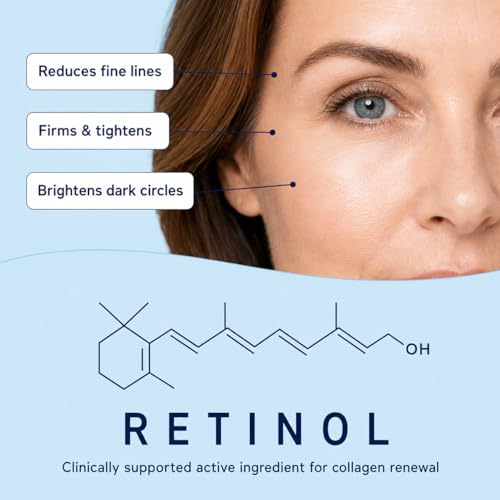 Image of Under Eye Patches for Dark Circles: 30 Pairs Enaskin Naturals Retinol Collagen Eye Gels Mask - Reduce Wrinkles Puffy & Bags - Skin Treatment Pads - Anti Aging Moisturizer For Women (Blue)