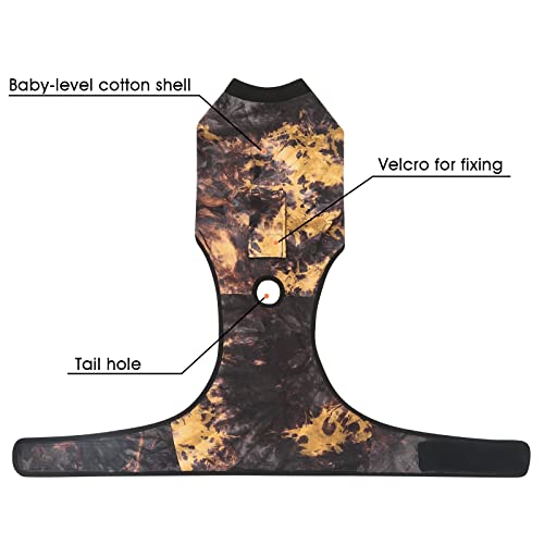 Image of Jiupety Dog Recovery Suit Adjustable, Not Fit Slim and Long Body, Dog Suit for Surgery Recovery, L Size, Anti-Licking Surgical Dog Onesies, Tie-dye