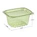 ECO PRODUCTS Compostable 16oz Rectangular Deli Containers With Lids, Case of 300, Veridian Clear Green Meal Prep, Made from PLA, A Renewable Material Made from Plants, One Lid Fits All