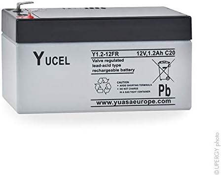 Yucel - SLA Battery Y1.2-12 FR 12V 1.2Ah YUCEL - Battery