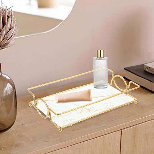Zerodeko Bandeja De Armazenamento De Banheiro Organizador De Maquiagem Bandeja De Banheiro Para Perf