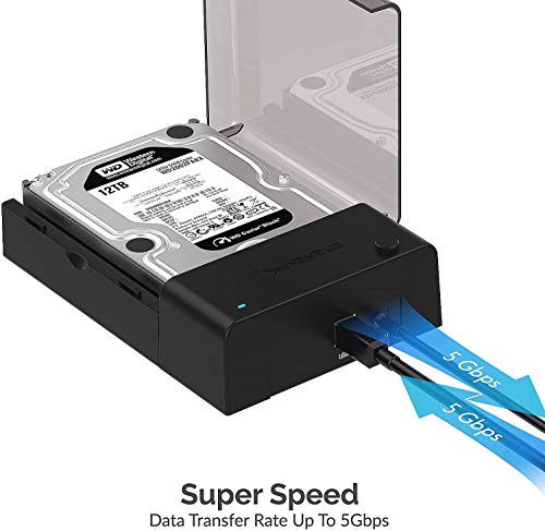 Sabrent Usb 3.0 To Sata External Hard Drive Lay-Flat Docking Station For 2.5 Or 3.5In Hdd, Ssd [Support Uasp] (Ec-Dflt) #TOP6