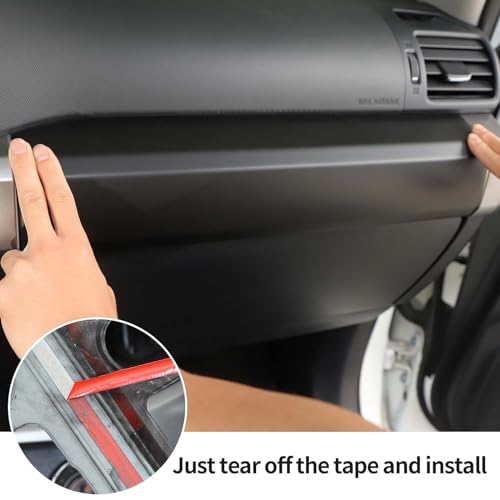 Hoolcar Co-Pilot Passenger Panel Trim Interior Passenger Dash Trim Cover Compatible with Toyota 4runner 2010-2023, Matte Black by Hoolcar - Used condition - Image 5
