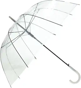 Guarda Chuva em Vinil Transparente Bauarte