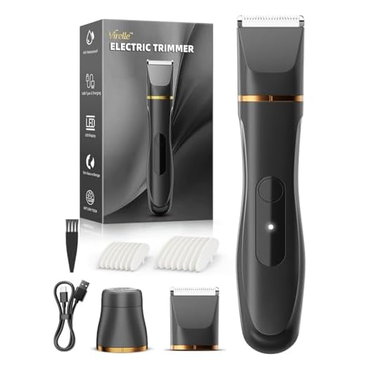 Electric Body Hair Trimmer for Men, Pubic Hair Ball Trimmer & Shave for Men