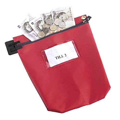 Image of GoSecure High Security Mailing Pouch Red CCB1R+ Free finchley Refill Pen (1)