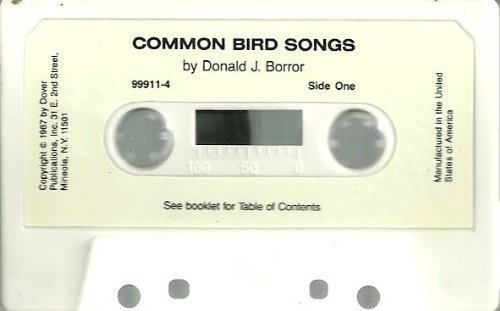 Common Bird Songs (text + Cassette) B001ADJTR6 Book Cover
