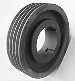 Diámetro: aprox. : 200 mm. Polea trapezoidal TB SPZ 200/4 de fundición gris para polea Taperbuchse 2517