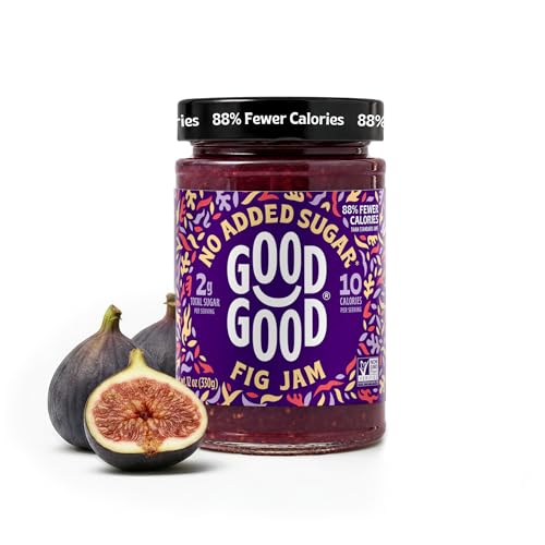 GOOD GOOD Fig Jam - No Added Sugar - Low