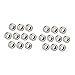 predolo 683zz Ball Bearing Carbon Steel Metal Sealed, Portable Replacement, Roller Skate Bearing Miniature, Groove for Inline Skates, 20pcs