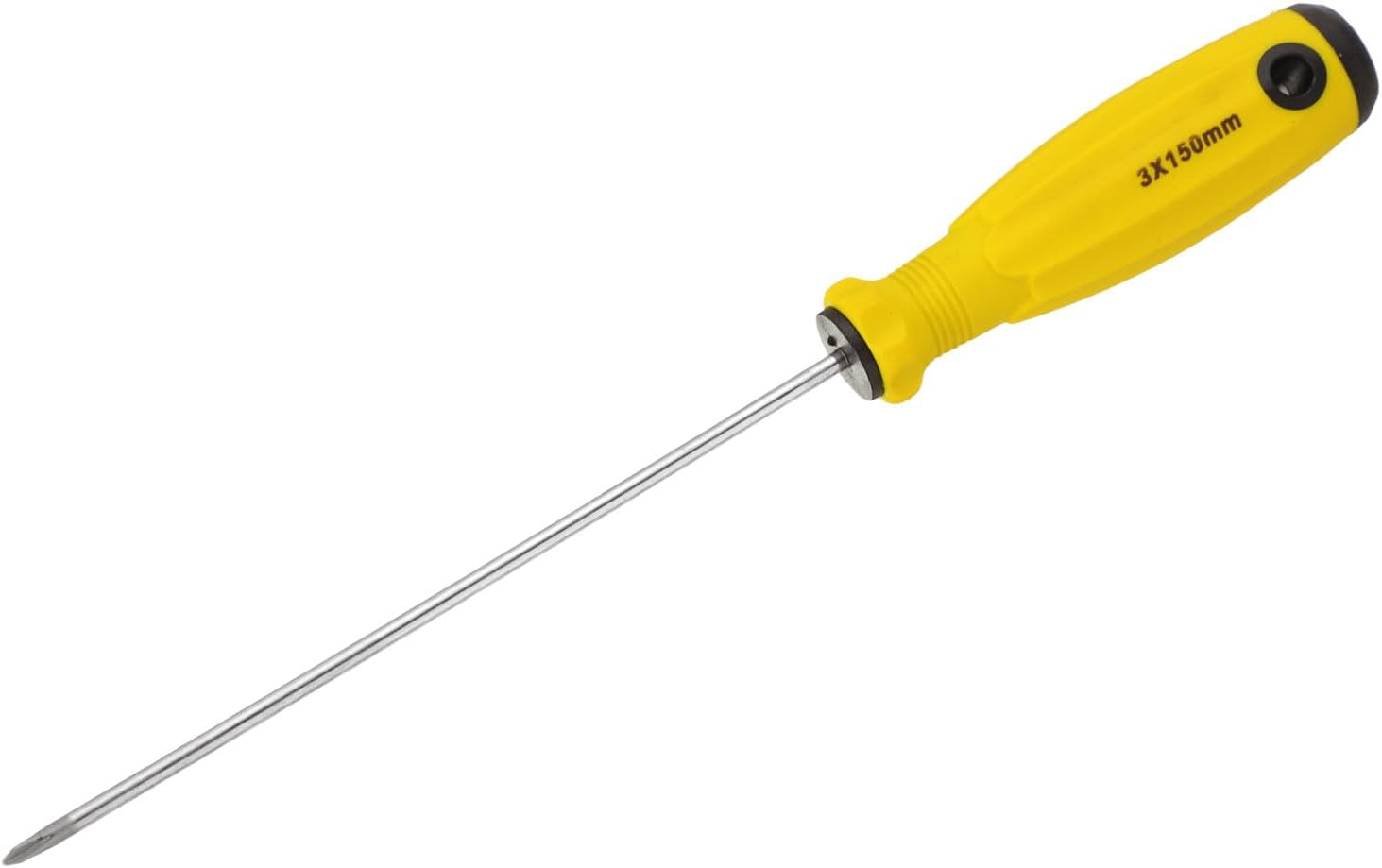 HARFINGTON PH0 Phillips Screwdriver #0 9.3" Magnetic Screwdrivers 5.9" CR-V with Ergonomic Handle for DIY Repairing, Yellow