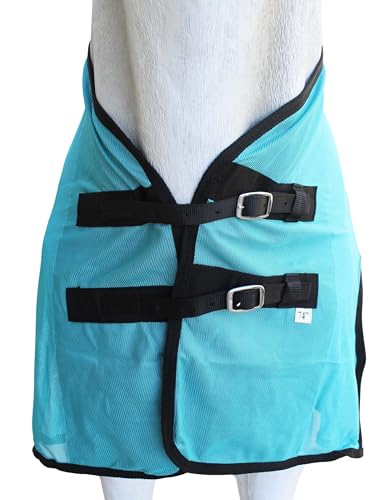 Image of Challenger Horse Mesh Summer Fly Sheet Spring Airflow Turquoise 7301