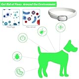 Pets4Luv Floh- und Zeckenhalsband für Hunde, Flohhalsband für Hunde, 24 Monate Schutz, Einheitsgröße für alle Hunde, verstellbar und wasserdicht, 3 Stück