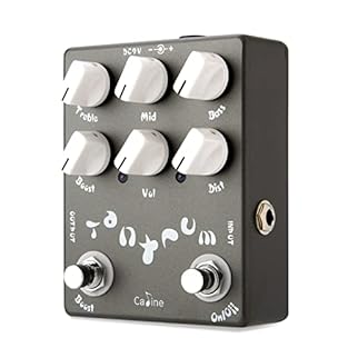 Caline CP-15 Tantrum Heavy EXTREME METAL has three bands powerfully adjustable EQ with sweep Mid-Freq Knob, provides a strong low Frequency, a clear and transparent high frequency, and penetrating main rhythm Tone, or sharp wide accompaniment tone. P...