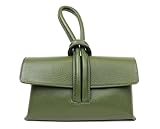 Structured Design Genuine Italian Leather Top Handle, Detachable and Adjustable Straps for Versatile Wear Zip and Slip Pockets for Organisation Measurements: 23cm x 13.5cm x 5cm