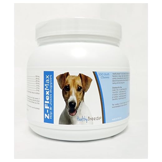 Healthy Breeds Jack Russell Terrier Z-Flex Max Hip & Joint Soft Chews 100 Count