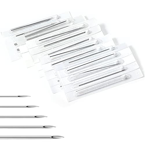 Tvalccoy Piercing Kit Piercing Needles Body Piercing Needles 20g 18g 16g 14g 12g Piercing Needles Nose Piercing Needles Hollow Needles for Piercing Needle 18 Gauge 16 Gauge 14 Gauge Piercing Needle