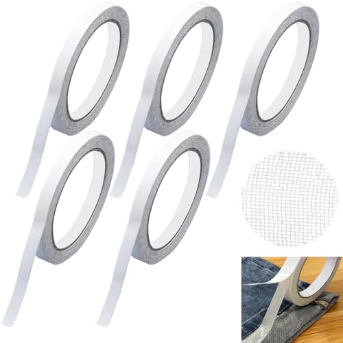 Image of No Sew Hemming Tape Fabric Adhesive, Double Sided Fabric Tape