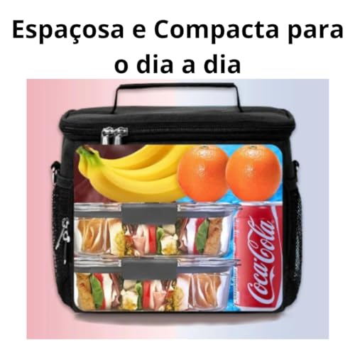 Bolsa Lancheira Térmica Para Marmita Trabalho Passeios Lancheira Escolar Lanche Academia Marca Appar
