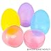 Rhode Island Novelty 6 Inch Jumbo Assorted Color Easter Eggs 12 Pack