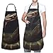 GFLFMXZW Apron for Women Men Waterpoof Aprons Snake Adjustable Bib Work Aprons for Dishwashing