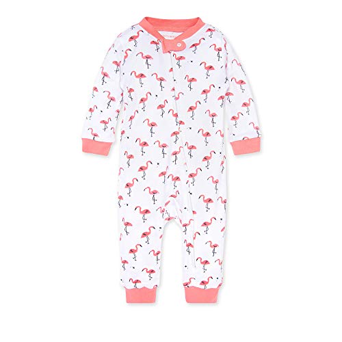 Image of Burt's Bees Baby unisex-baby Sleep & Play, Organic One-piece Romper-jumpsuit Pj, Zip Front Footed Pajama