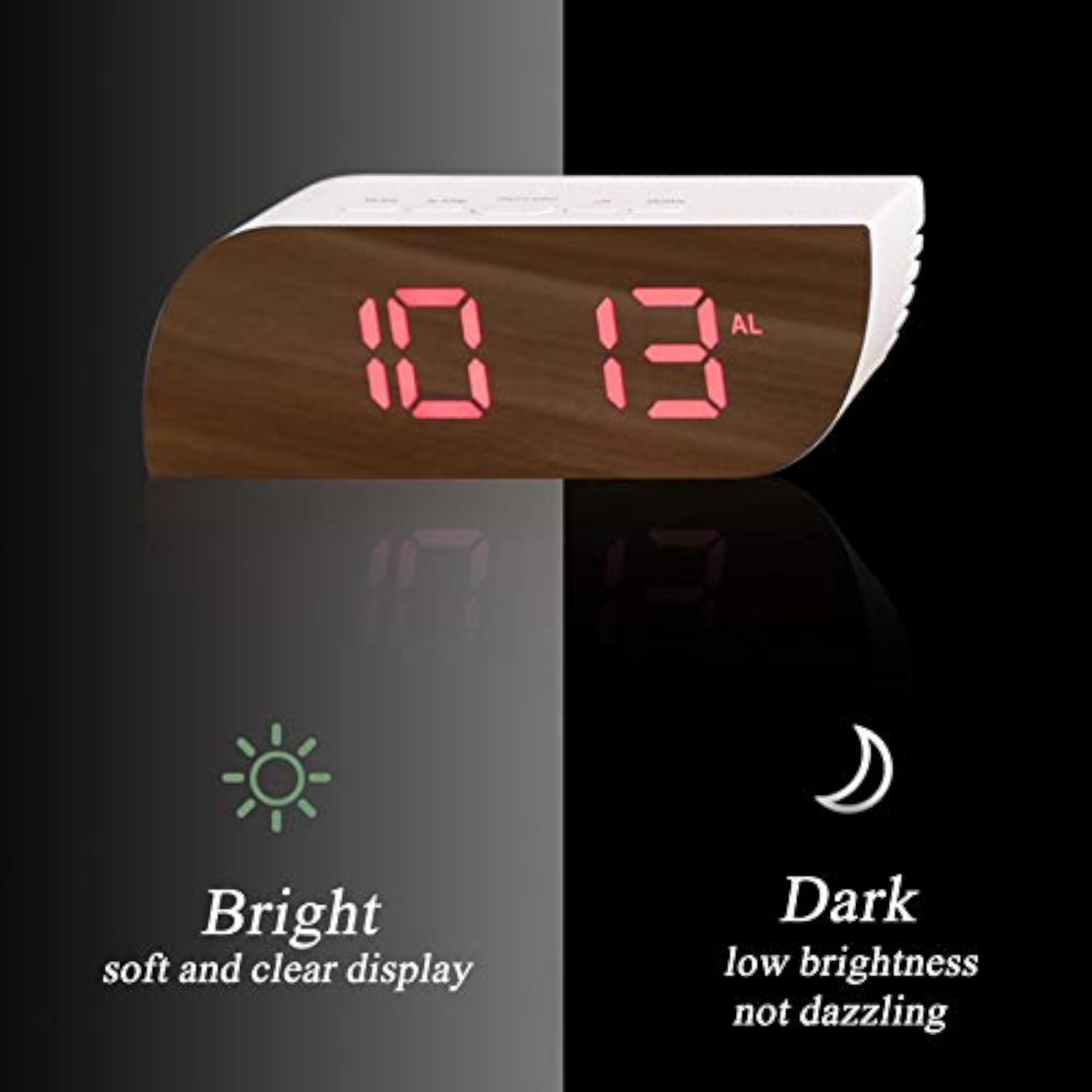 LED Digital Clock, Automatic Conversion Display