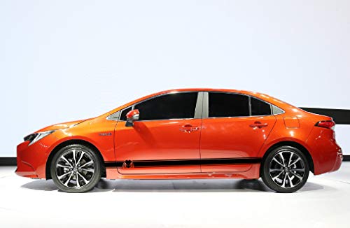 2 pegatinas para el cuerpo compatibles con Corolla accesorios de tuning exterior 7