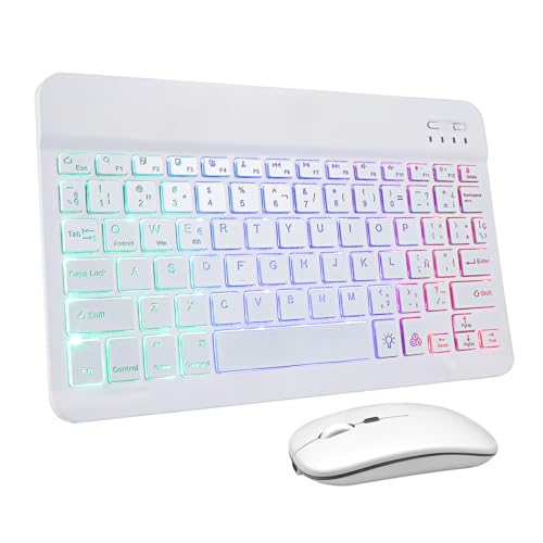 Teclado ratón inalámbrico portátil para trabajar en oficina y hogar