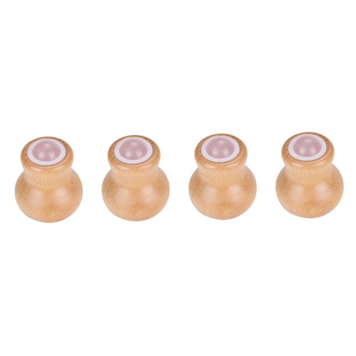 Baluue 4pcs Jade Face Roller Massage Tool for Relaxation and Skin Care Multi-Function for Neck and Face Fatigue Relief