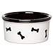 Signature Housewares Dog Bones Dog Bowl, Extra Small
