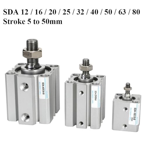 Vérin pneumatique compact SDAB Alésage 32mm Course 40mm - 2