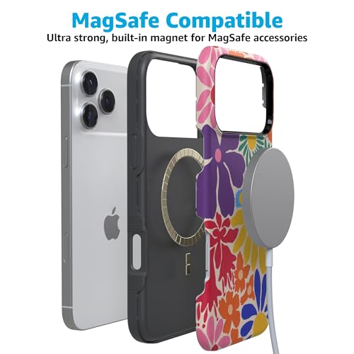 Casely iPhone 17 Pro Case | Flower Patch | Multi-Color Floral | Bold Protective Design | Compatible with MagSafe by Casely - Used condition - Image 8