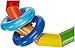 HABA Wooden Rainbow Teething Rattle Toy for Babies 0-18 Months - Kringlering Wood Grasping Toy with Plastic Rings - Sensory Toys for Babies, Made in Germany