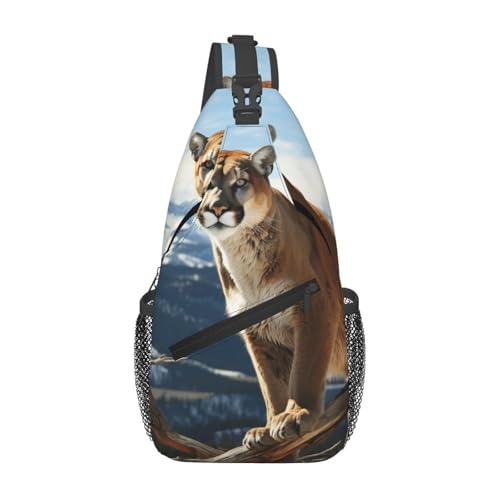 Morrales Crossbody Sling Bag Panther Mountain Lion