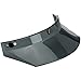 Biltwell Unisex-Adult 3 Snap Moto Visor (Smoke Translucent, Fits All All) - MV-SMK-00-TN
