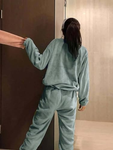 Image of KOTTY Women's Winter Tracksuit Co-Ord Set Sweatshirt & Jogger Cord Suit for Stylish Gym & Travel Wear
