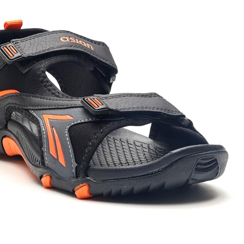 Image of ASIAN Mens VISTARA-26 Casual Sandals with adjustable velcro closure for easy wear with flexible fitting and trendy and stylish looks ideal for everyday use for mens as well as boys
