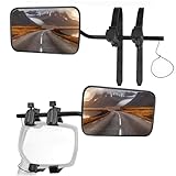 2 Stück Wohnwagen Spiegel Auto,Verstellbarer Zusatzspiegel Außenspiegel,Caravanspiegel,Wohnwagenspiegel,Wohnwagen spiegel auto für alle gängigen Fahrzeuge, Autos, Wohnwagen, Whnwagen